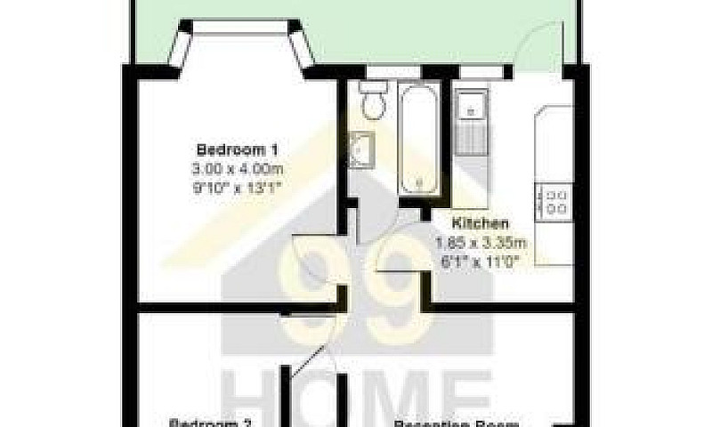 2 Bedroom Flat In Er...