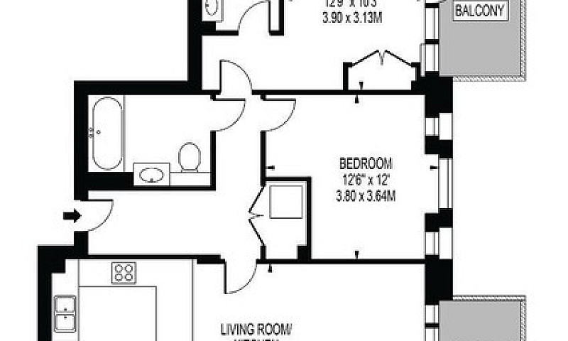 2 Bedroom Flat In Ad...