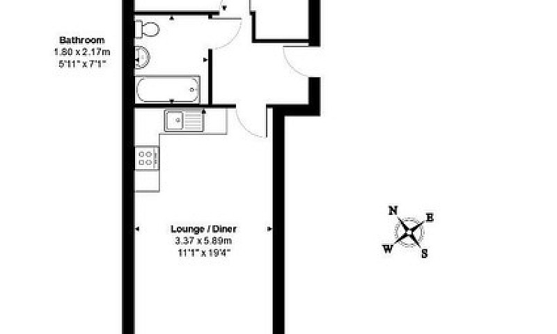 1 Bedroom Flat In Ca...