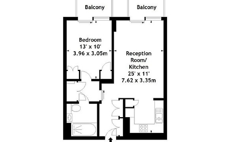1 Bedroom Flat In Sa...