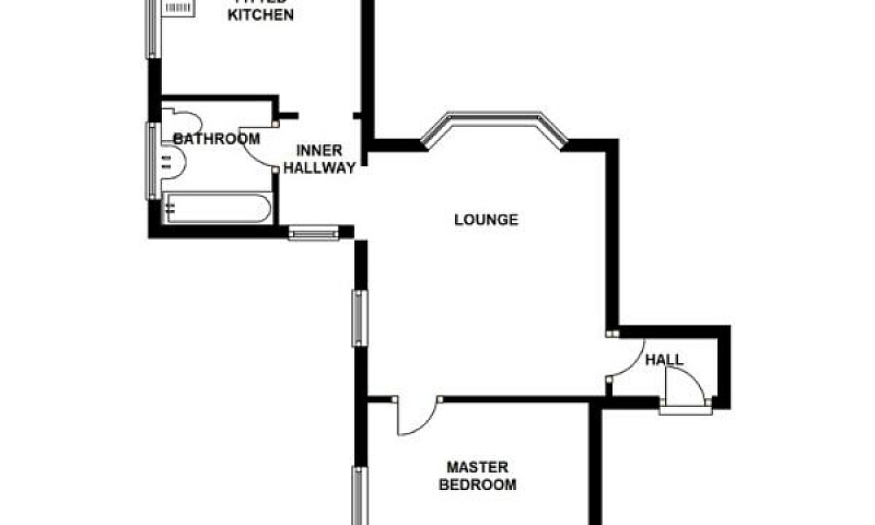 1 Bed Fully Furnishe...