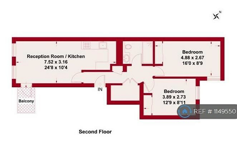 2 Bedroom Flat In El...