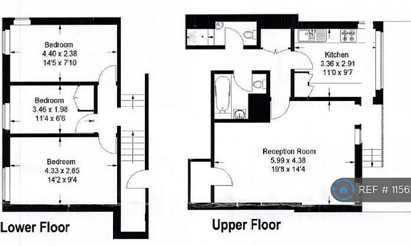 3 Bedroom Flat In Ab...