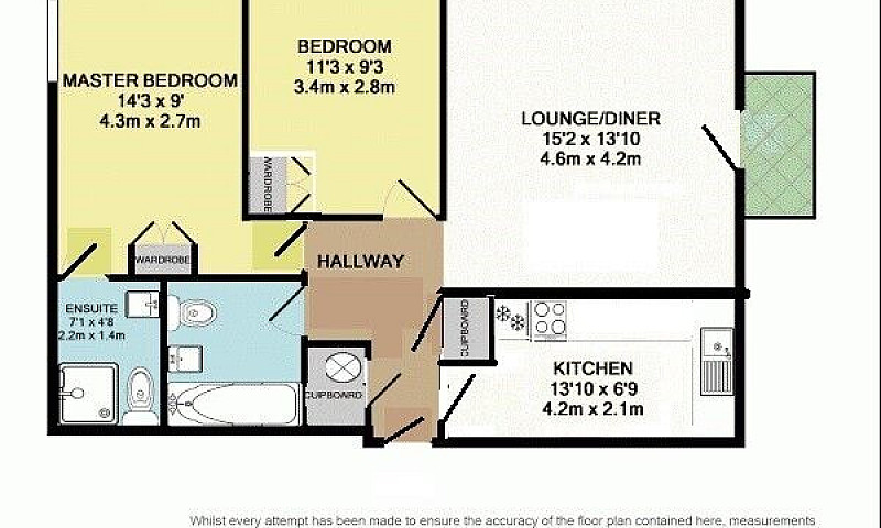 2 Bedroom Flat In Ro...