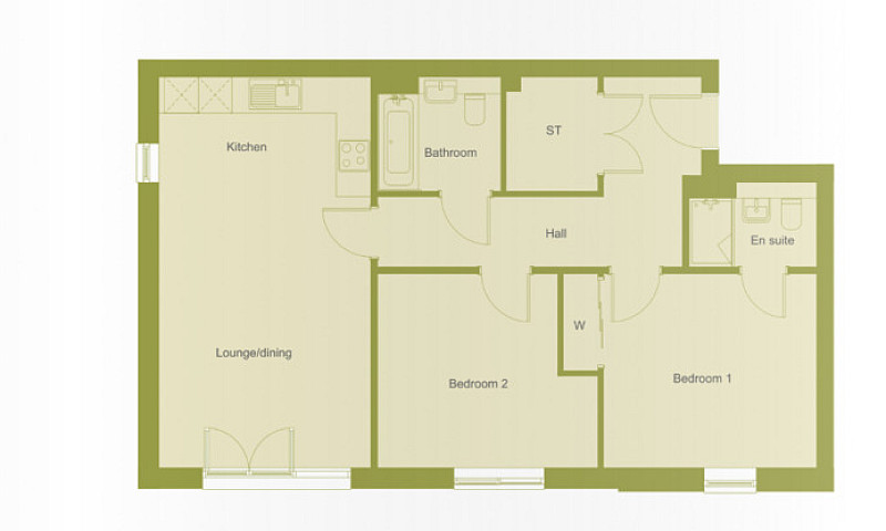 2 Bedroom Flat In Th...
