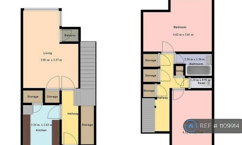 2 Bedroom Flat In As...