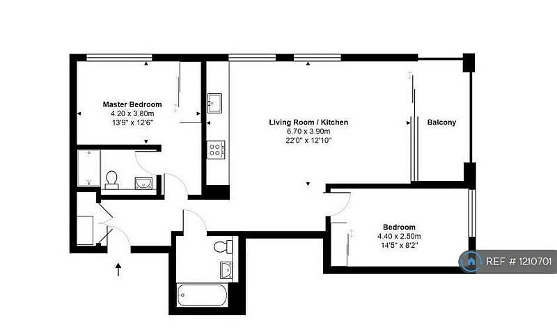 2 Bedroom Flat In Si...