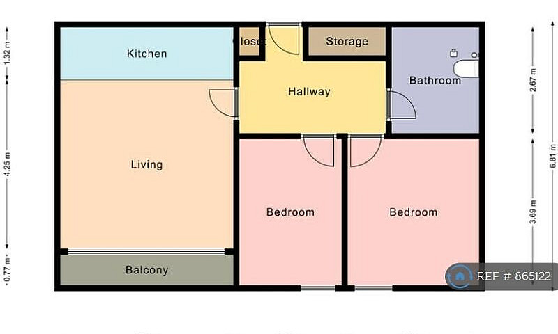 2 Bedroom Flat In Ch...