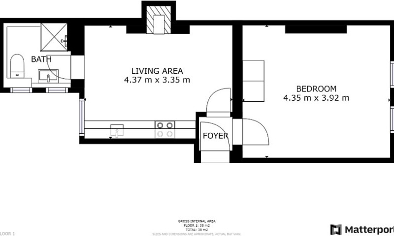 1 Bedroom Flat In Cl...