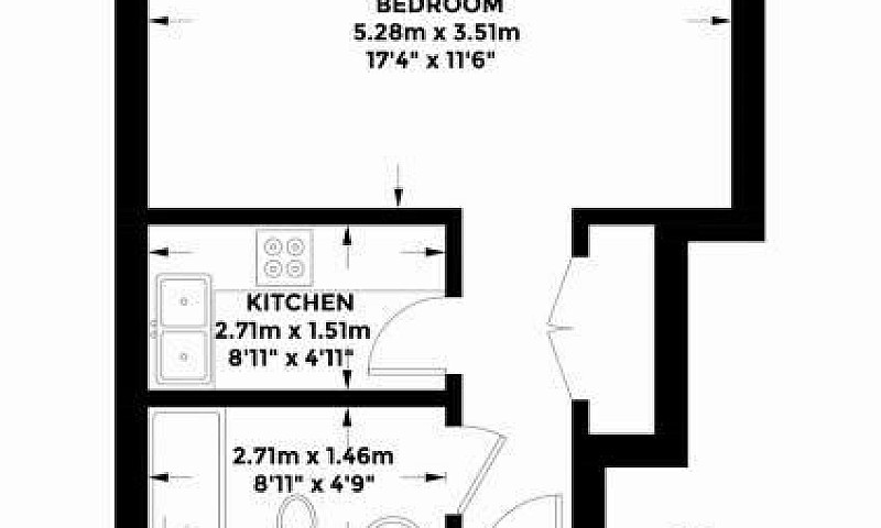 1 Bedroom Flat In Mi...