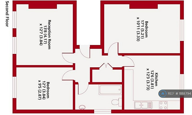 2 Bedroom Flat In Hi...