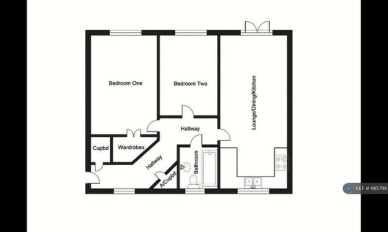 2 Bedroom Flat In Bu...
