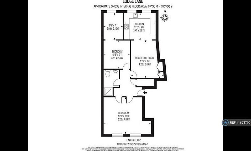 2 Bedroom Flat In No...