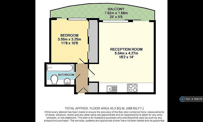 1 Bedroom Flat In Bl...