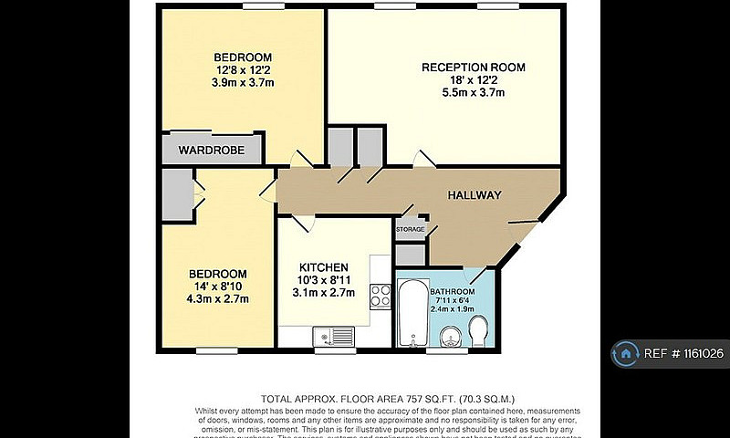2 Bedroom Flat In Bo...