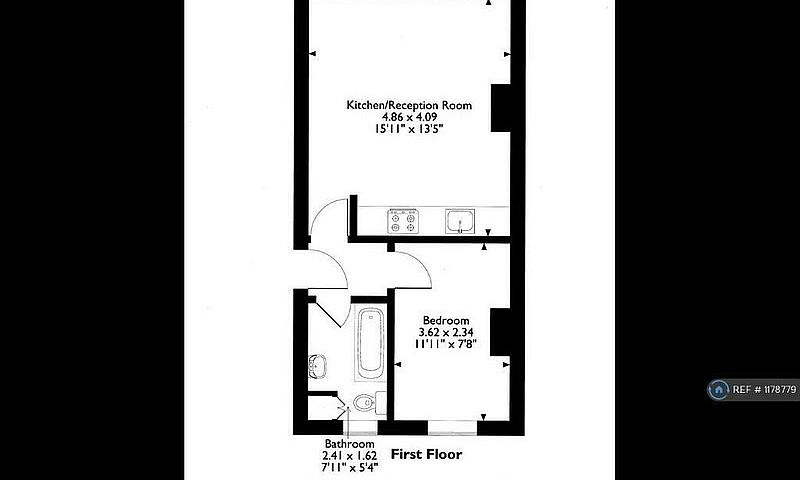 1 Bedroom Flat In Ro...