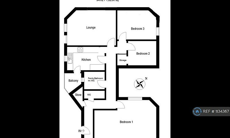 3 Bedroom Flat In Ki...
