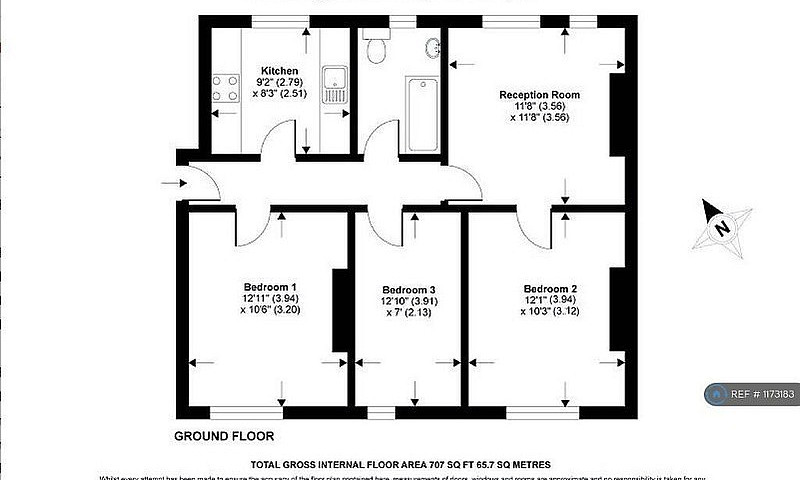 3 Bedroom Flat In Pa...