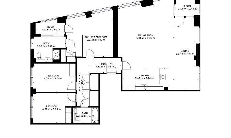 3 Bedroom Flat In Ch...