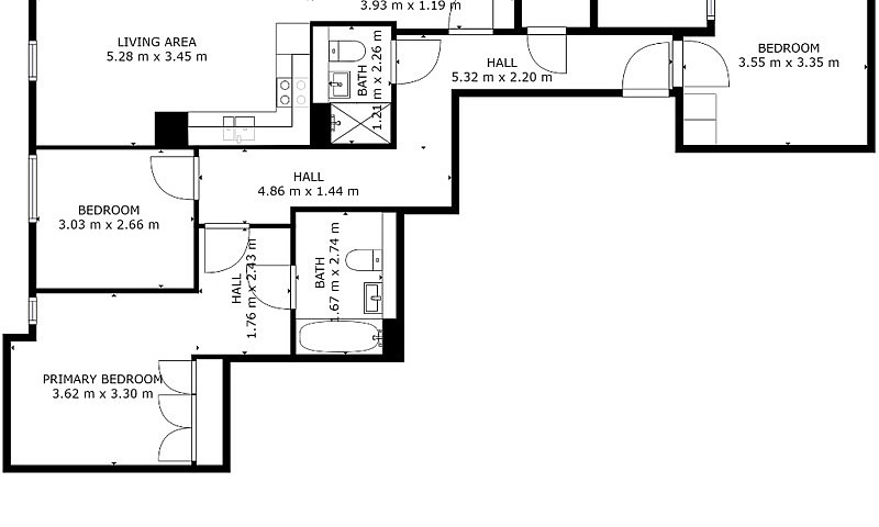 3 Bedroom Flat In Me...