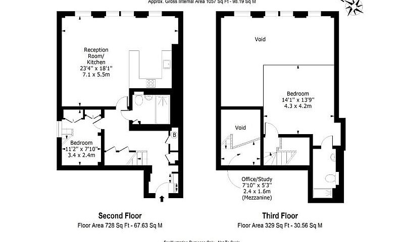 Stunning 2 Bedroom/2...