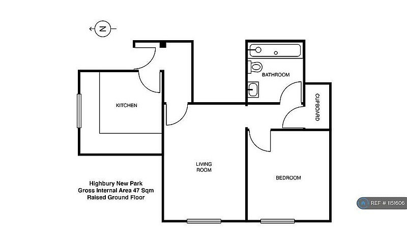 1 Bedroom Flat In Be...