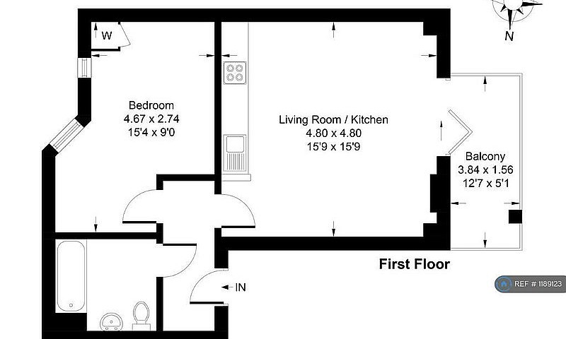 1 Bedroom Flat In Av...