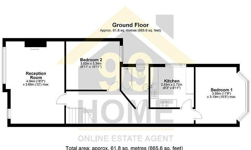 2 Bedroom Flat In Ar...
