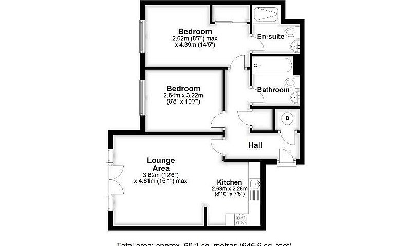 2 Bedroom Flat In 1-...