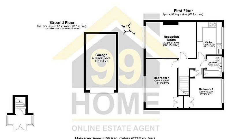 2 Bedroom Flat In Ke...