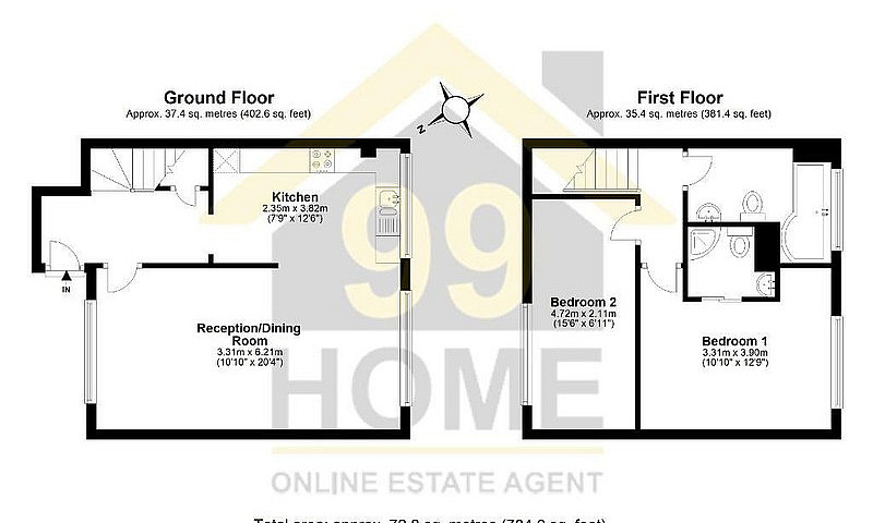 2 Bedroom Flat In St...