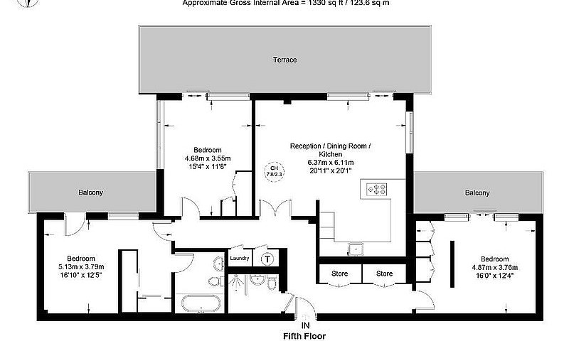 3 Bedroom Flat In Na...