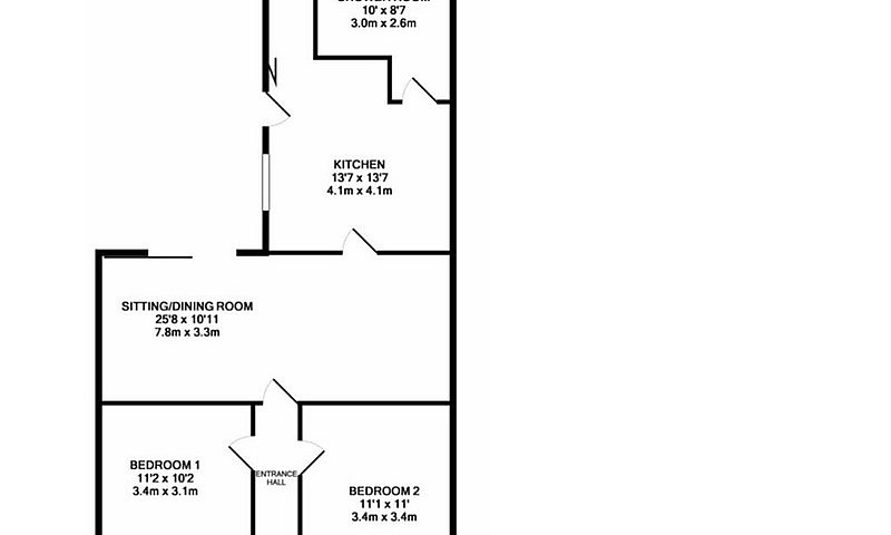 2 Bedroom Bungalow H...