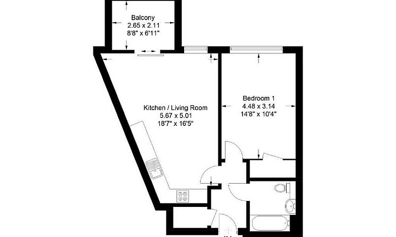 1 Bedroom Flat In Pi...