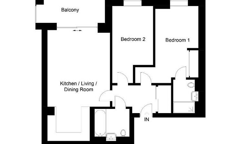 2 Bedroom Flat In Re...