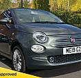 2019 Fiat 500 1.2 Lounge 2Dr (Start Stop) - Bluetooth Connectivi Convertible Pet