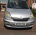 Toyota, Yaris Verso Sol, 1.3 16V Vvti Manual, Mpv, 2000, Manual, 1299 (Cc), 5 Doors