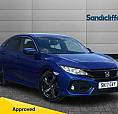 2017 Honda Civic 1.0 Vtec Turbo Sr 5 Door Cvt Auto Hatchback Petrol Automatic