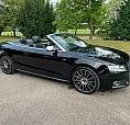 Audi A5 2.0 Tdi S Line Convertible 2010 Fsh Black With Black Leather Stunning