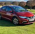 2014 Honda Civic 1.6L I-Dtec Se Plus 5D 118 Bhp Hatchback Diesel Manual