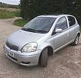 2003 Toyota Yaris T Spirit 1.3 Vvti Petrol Manual 5 Door Hatchback Silver Cheap