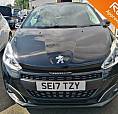 2017 Peugeot 208 1.2 Puretech Black Edition 3D 82 Bhp Hatchback Petrol Manual