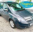 Can't Get Credit? Call Us! Vauxhall Zafira 1.6I 16V Vvt Exclusiv 7 Seats- £200 Deposit, £40 Per Week