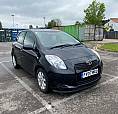 07 Plate Toyota Yaris Zinc 1.2 72K Miles 5 Doors Black Not Micra Polo Golf Fiesta Jazz Smart   