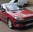 Peugeot 206 1.4 Se 16V 2003 53 Reg Met Red 5 Doors 5 Speed Manual Pas A/C 106K Miles
