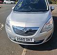 Vauxhall Meriva 2010 Silver Full Years Mot