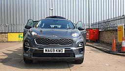 2020 Kia Sportage Metallic Grey 1 Lady Owner