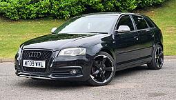 2009 Audi A3 S Line Black Edition 2.0 Tdi + 5 Door + Long Mot