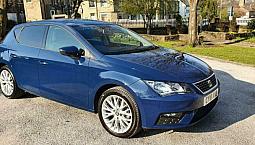 2018 Seat Leon 1.6 Tdi Se Dynamic Technology 115 Bhp 5 Door Hatcback Blue 