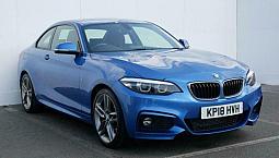 2018 Bmw 2 Series 218I M Sport 2Dr [Nav] Coupe Petrol Manual